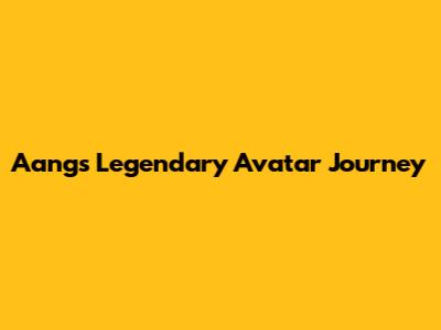 Aang's Legendary Avatar Journey