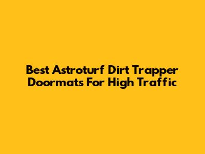 Best Astroturf Dirt Trapper Doormats For High Traffic