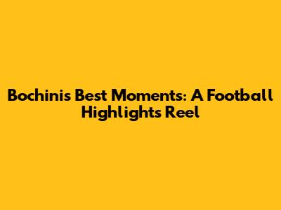 Bochini's Best Moments: A Football Highlights Reel