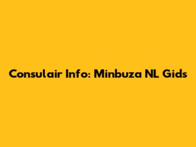 Consulair Info: Minbuza NL Gids