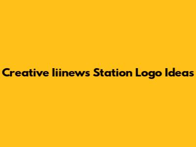 Creative Iiinews Station Logo Ideas