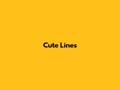 Cute Lines