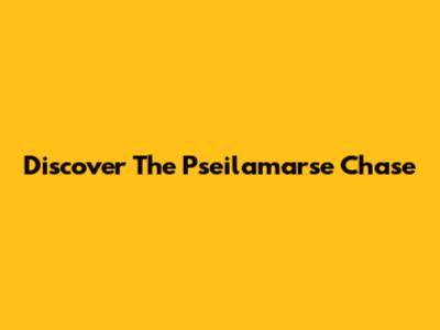 Discover The P'seilamarse Chase