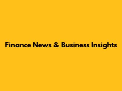 Finance News & Business Insights