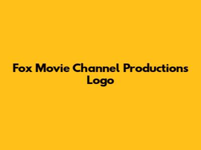 Fox Movie Channel Productions Logo