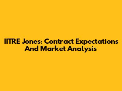 IITRE Jones: Contract Expectations And Market Analysis