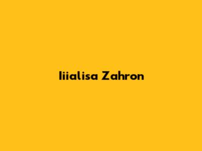Iiialisa Zahron