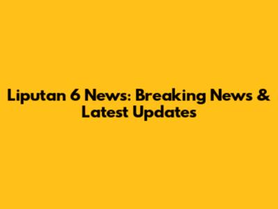 Liputan 6 News: Breaking News & Latest Updates