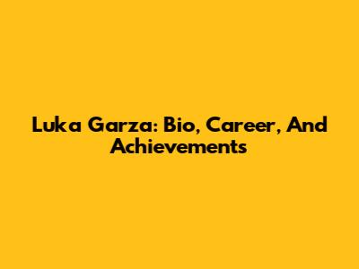 Luka Garza: Bio, Career, And Achievements